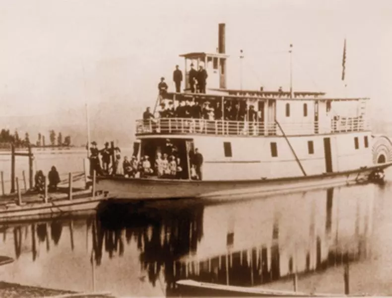 Steamboat circa 1885