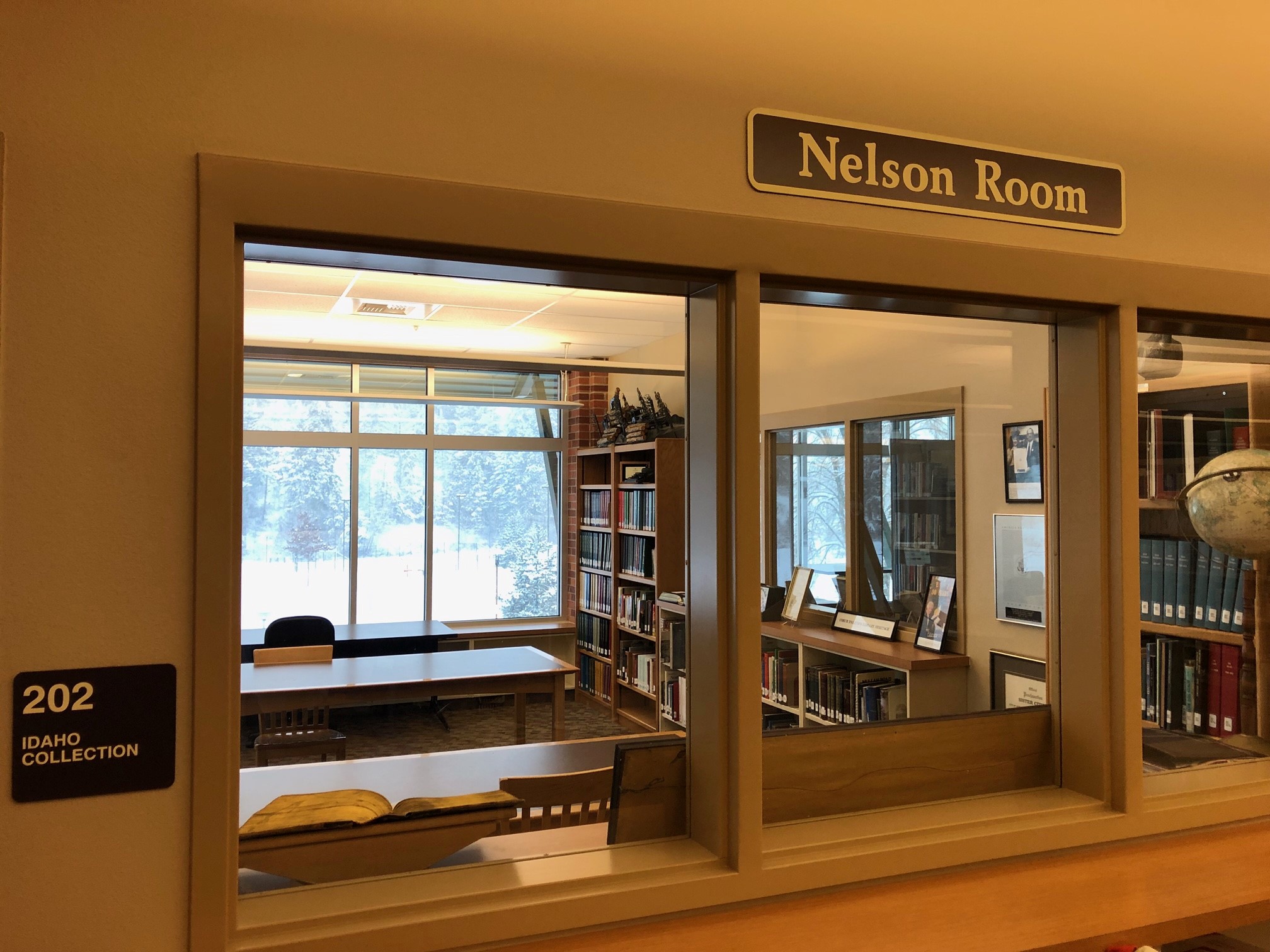 Exterior view of the Nelson Room at the Coeur d'Alene Library