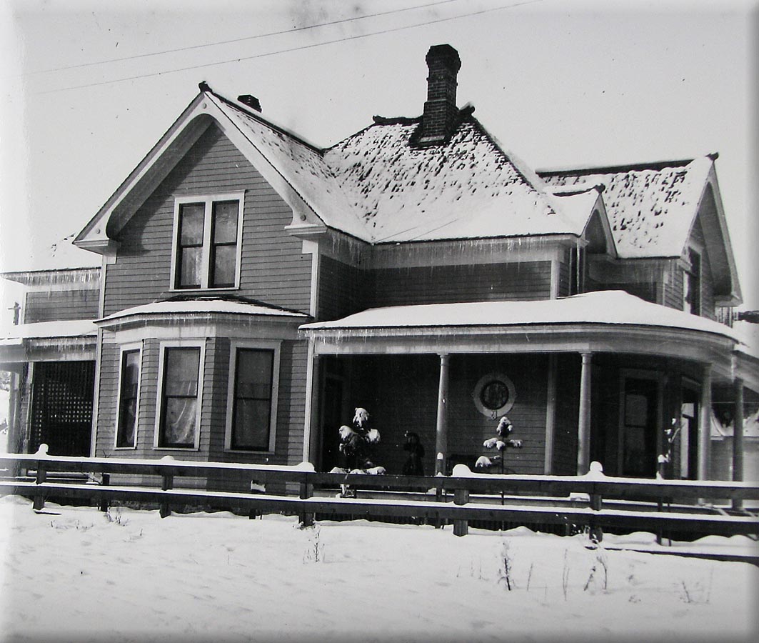 House in snow