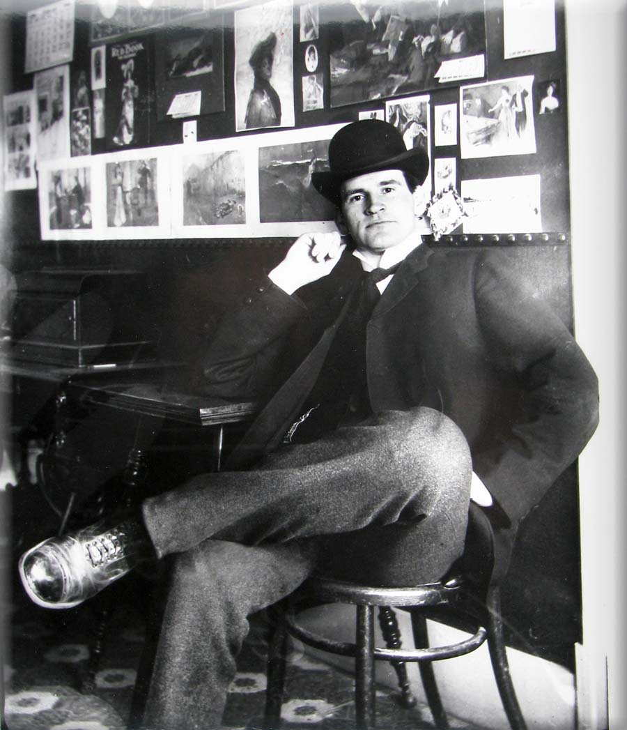 Sitting in an office