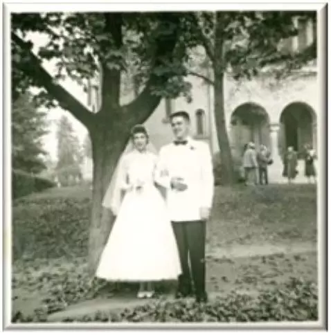 Robert and Michaelyn wedding circa 1953