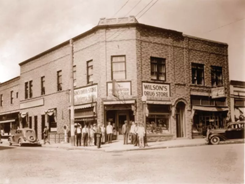 Wilson's Drug Store circa 1936