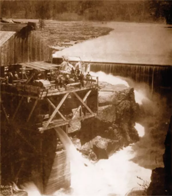 Frederick Post's sawmill