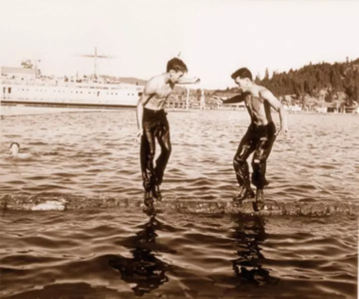 Log rolling circa 1949