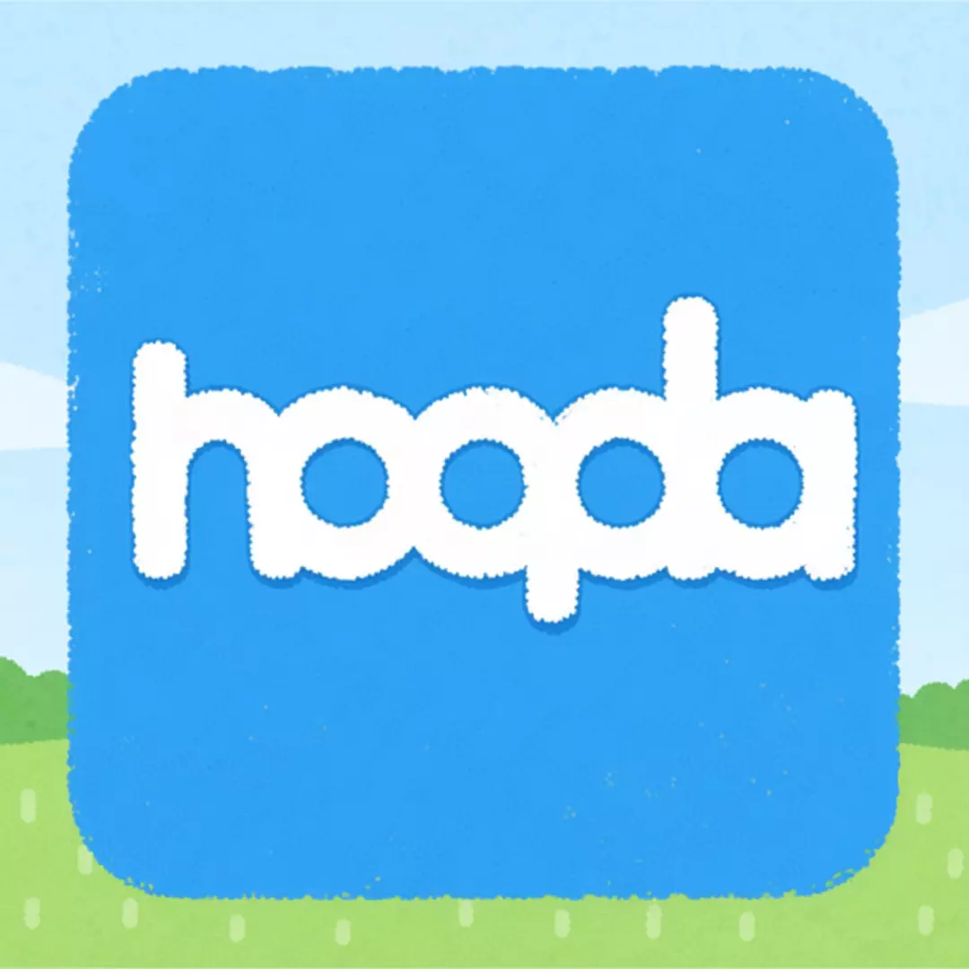 Blue Hoopla logo