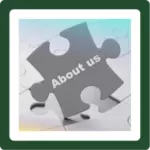 About Us - puzzle piece popped out of a puzzle