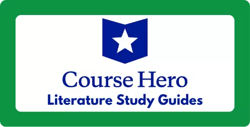 Course Hero Literature Study Guides with a star on an open book