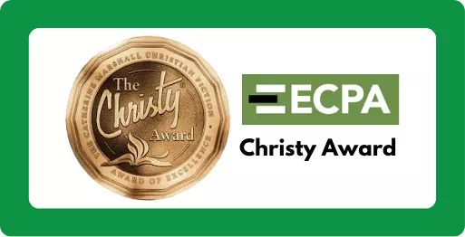 Medallion & words "The Christy Award - The Catherine Marshall Christian Fiction Award of Excellence"