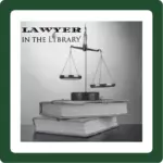 Justice scale and books.