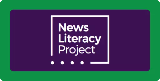 News Literacy Project Button
