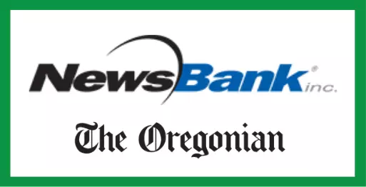 NewsBank Inc. The Oregonian Button