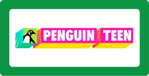 Penguin Teen button with a penguin graphic.