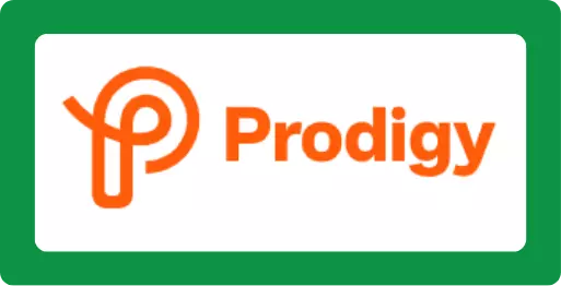 Prodigy with P logo.
