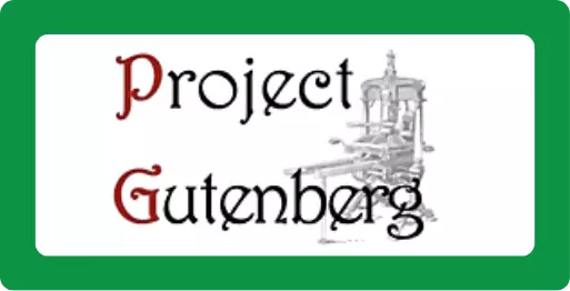 Project Gutenberg with a printing press