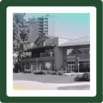 Services on location - looking at the park side of the library