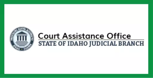 Court Assistance Office State of Idaho Judicial Branch Button