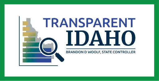 Transparent Idaho Brandon D Woolf, State Controller Button